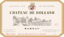 Chateau de Rolland Barsac 2010 Front Label