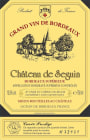 Chateau Seguin Bordeaux Cuvee Prestige Superieur 2009 Front Label