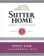 Sutter Home Pinot Noir 2010 Front Label
