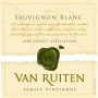 Van Ruiten Sauvignon Blanc 2016 Front Label