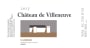 Chateau de Villeneuve Saumur Blanc 2015 Front Label