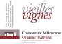 Chateau de Villeneuve Saumurb Champigny Vieilles Vignes 2012 Front Label
