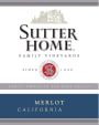 Sutter Home Merlot 2009 Front Label