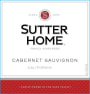 Sutter Home Cabernet Sauvignon 2012 Front Label