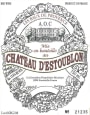 Chateau d'Estoublon Les Baux de Provence Rouge 2015 Front Label