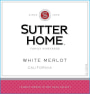 Sutter Home White Merlot 2013 Front Label