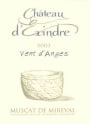 Chateau d'Exindre Muscat de Mireval Vent d'Anges 2003 Front Label