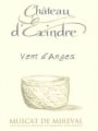 Chateau d'Exindre Muscat de Mireval Vent d'Anges 2004 Front Label