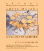 Chateau d'Orschwihr Cuvee Madame Gewurztraminer 2008 Front Label