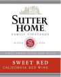 Sutter Home Sweet Red 2010 Front Label