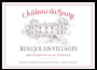 Chateau du Bourg Beaujolais Villages 2014 Front Label