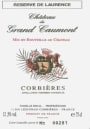 Chateau du Grand Caumont Corbieres Reserve de Laurence 2011 Front Label
