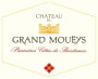 Chateau du Grand Moueys Cotes de Bordeaux Premiers 2009 Front Label