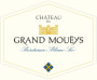 Chateau du Grand Moueys Bordeaux Blanc 2008 Front Label