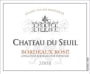 Chateau du Seuil Bordeaux Rose 2008 Front Label