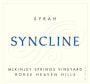 Syncline McKinley Springs Vineyard Syrah 2009 Front Label