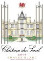 Chateau du Seuil Graves Blanc 2014 Front Label