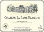 Chateau du Taillan La Dame Blanche Sauvignon Blanc 2011 Front Label
