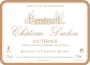 Chateau Dudon Sauternes 2012 Front Label