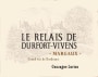 Chateau Durfort-Vivens Le Relais de Durfort-Vivens 2015 Front Label