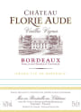 Chateau Florie-Aude Vieilles Vignes 2014 Front Label