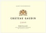 Chateau Gaudin  2009 Front Label