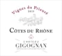 Chateau Gigognan Cotes du Rhone Vignes du Prieure 2013 Front Label