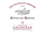 Chateau Gigognan Cotes du Rhone Vignes du Prieure 2012 Front Label