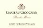 Chateau Gigognan Cotes du Rhone Villages Bois des Moines 2015 Front Label