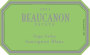 Beaucanon Sauvignon Blanc 2014 Front Label
