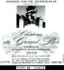 Chateau Grand Bos Graves 2010 Front Label