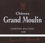 Chateau du Grand Moulin Corbieres Boutenac 2008 Front Label