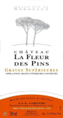 Chateau Haut Bergeron Graves Superieures Chateau La Fleur des Pins Blanc 2015 Front Label