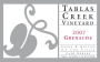 Tablas Creek Grenache 2007 Front Label