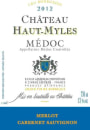 Chateau Haut Myles Medoc 2012 Front Label