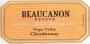 Beaucanon Ehlers Lane Vineyard Chardonnay 2012 Front Label