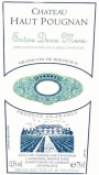 Chateau Haut-Pougnan Entre deux Mers 2015 Front Label