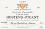 Chateau Hostens-Picant Sainte-Foy Bordeaux Cuvee des Demoiselles Blanc 2009 Front Label