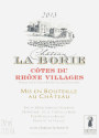 Chateau La Borie Cotes du Rhone Villages 2013 Front Label