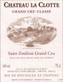 Chateau La Clotte Saint-Emilion Grand Cru 2008 Front Label