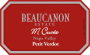 Beaucanon M Cuvee Petit Verdot 2013 Front Label