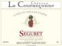 Chateau La Couranconne Cotes du Rhone Villages Seguret 2007 Front Label