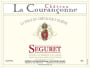 Chateau La Couranconne Cotes du Rhone Villages Seguret 2011 Front Label
