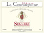 Chateau La Couranconne Cotes du Rhone Villages Seguret 2010 Front Label