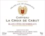 Chateau La Croix de Cabut Cotes de Blaye Premiers 2011 Front Label