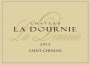 Chateau la Dournie Saint-Chinian 2012 Front Label