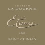 Chateau la Dournie Saint-Chinian Etienne 2009 Front Label