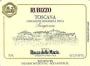 Rocca delle Macie Rubizzo 1999 Front Label