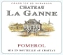 Chateau La Ganne  2012 Front Label