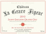 Chateau La Grave Figeac  2010 Front Label